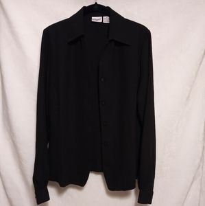 🔥Black Long Sleeve Blouse - (LIZ BAKER)